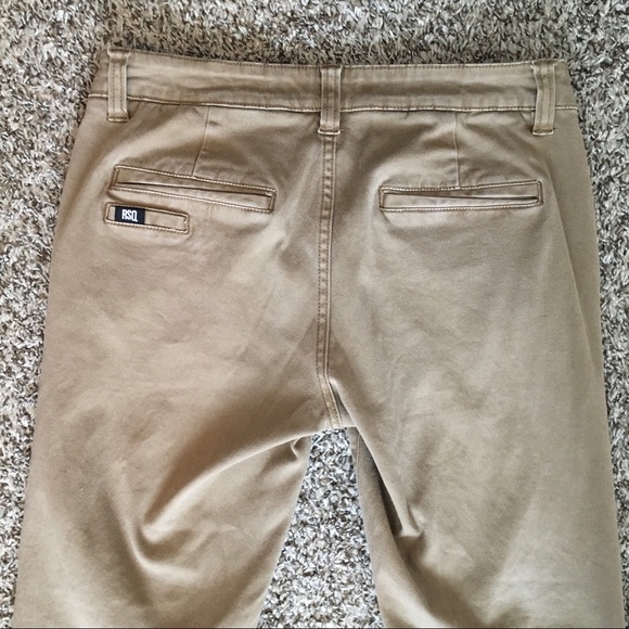 RSQ London Mens Skinny Chino Pants - Picture 3 of 5